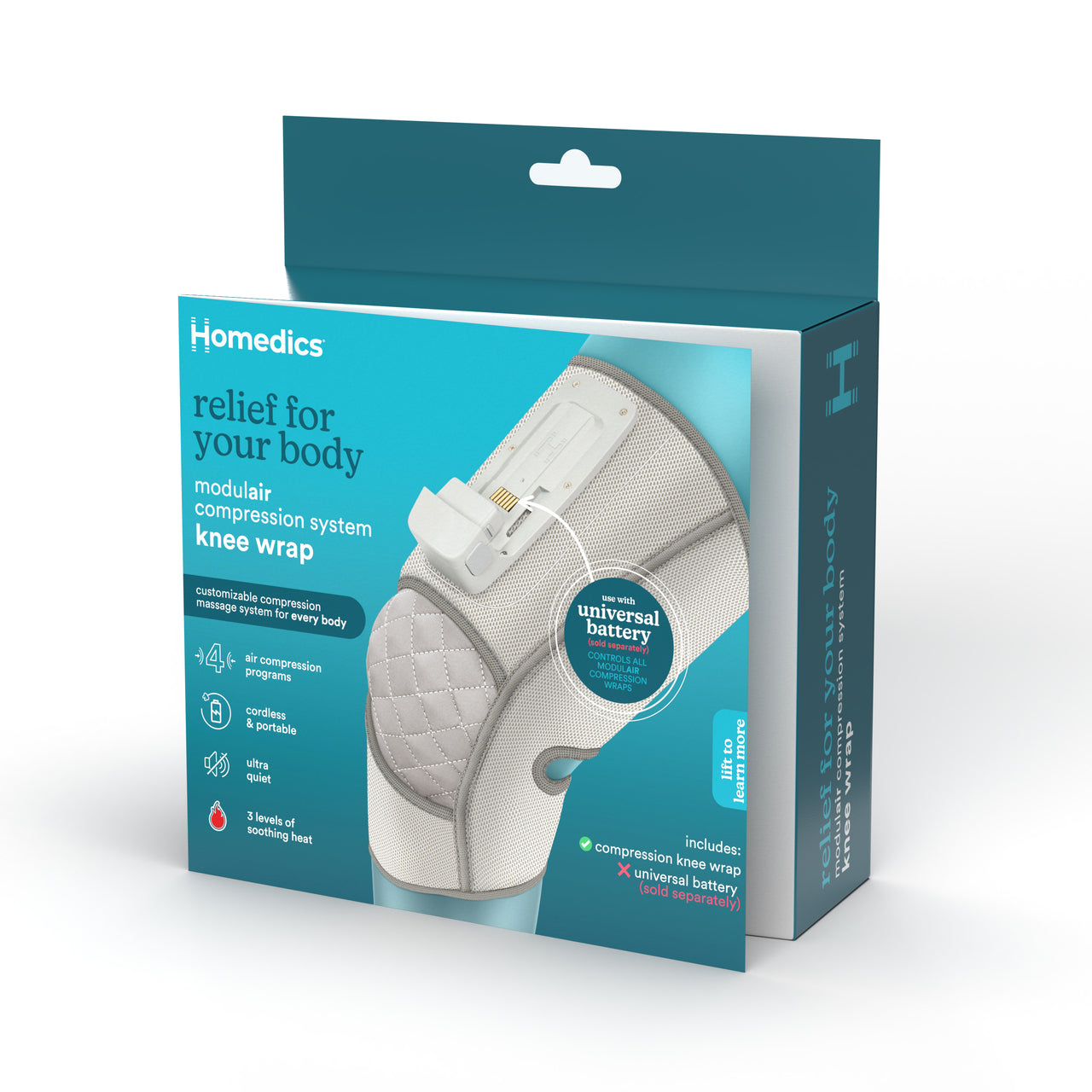Modulair Compression Knee Wrap – Homedics