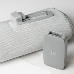 Main product with universal battery which has 5-hour runtime.