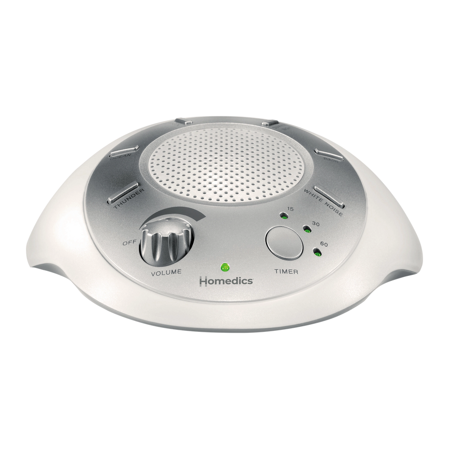 SoundSpa Sound Machine (SS-2000) - Homedics