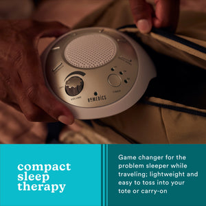 compact sleep therapy-Game changer for the problem sleeper while traveling; lightweight and easy to toss into your tote or carry-on