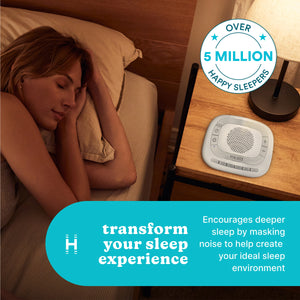 transform your sleep experience-Encourages deeper sleep by masking noise to help create your ideal sleep environment