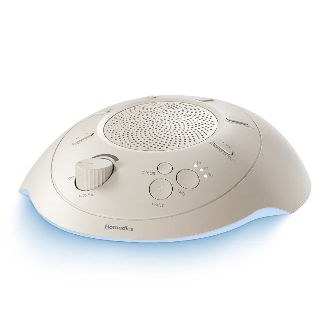 Cloud | Homedics Portable Sound Machine with Night Light has 4 sleep-optimized night lights