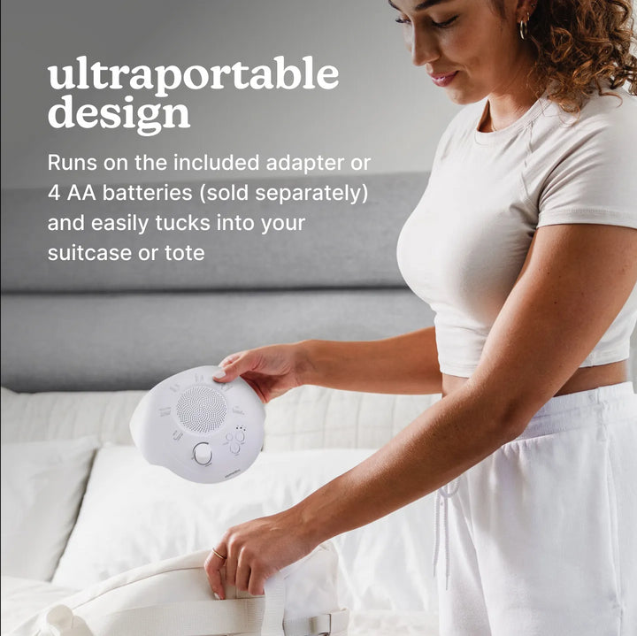 Cloud | Homedics Portable Sound Machine with Light has an ultra=portable design