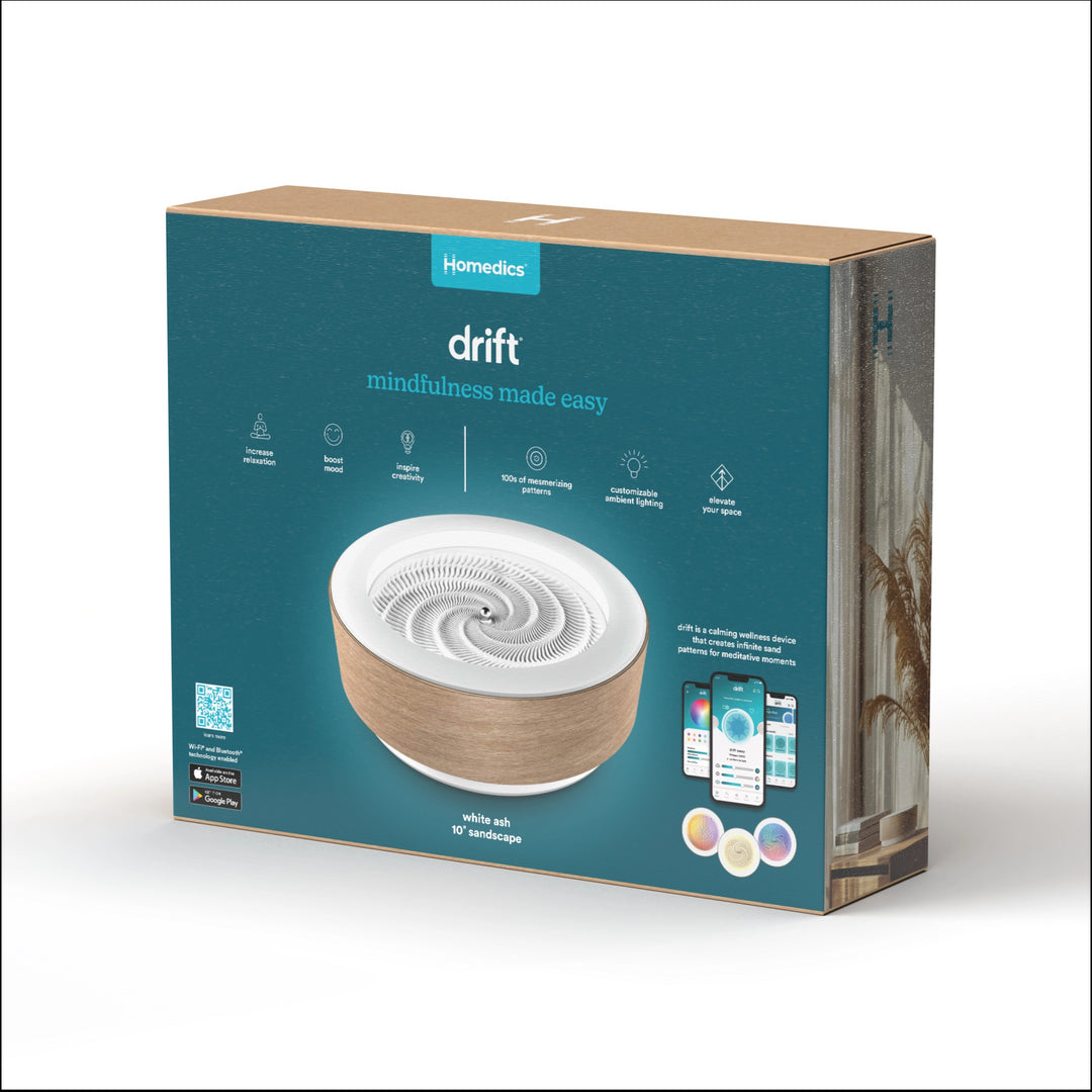 White Ash | Boxed image of drift 10” Wood Sand Table