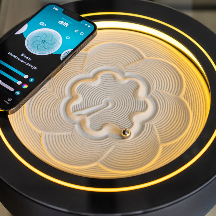 Black | drift 11" offers hundreds of mesmerizing patterns through the app