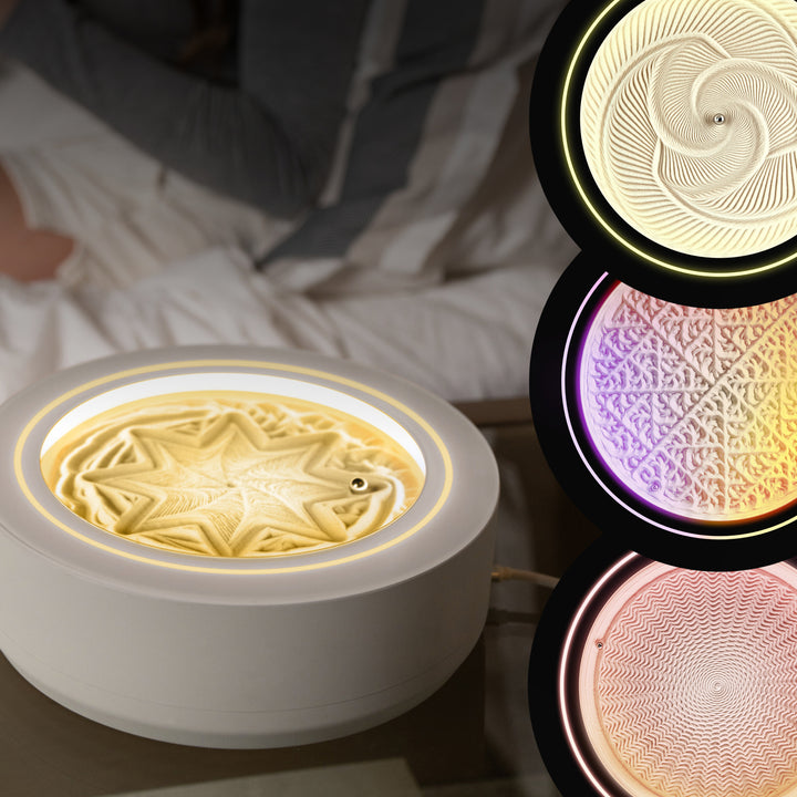 Cream | drift 11" offers hundreds of mesmerizing patterns through the app