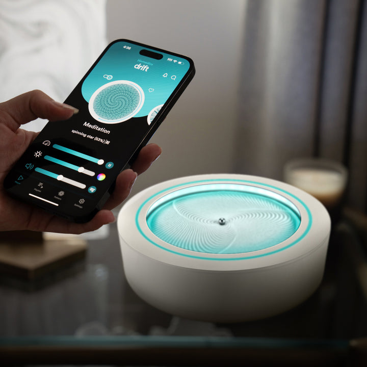 Cream | drift 11" is app controlled, WiFi enabled, customizable ambient lighting, and simple set-up