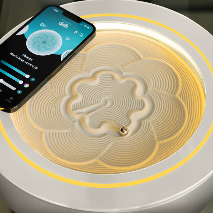 Cream | drift 11" is app controlled, WiFi enabled, customizable ambient lighting, and simple set-up