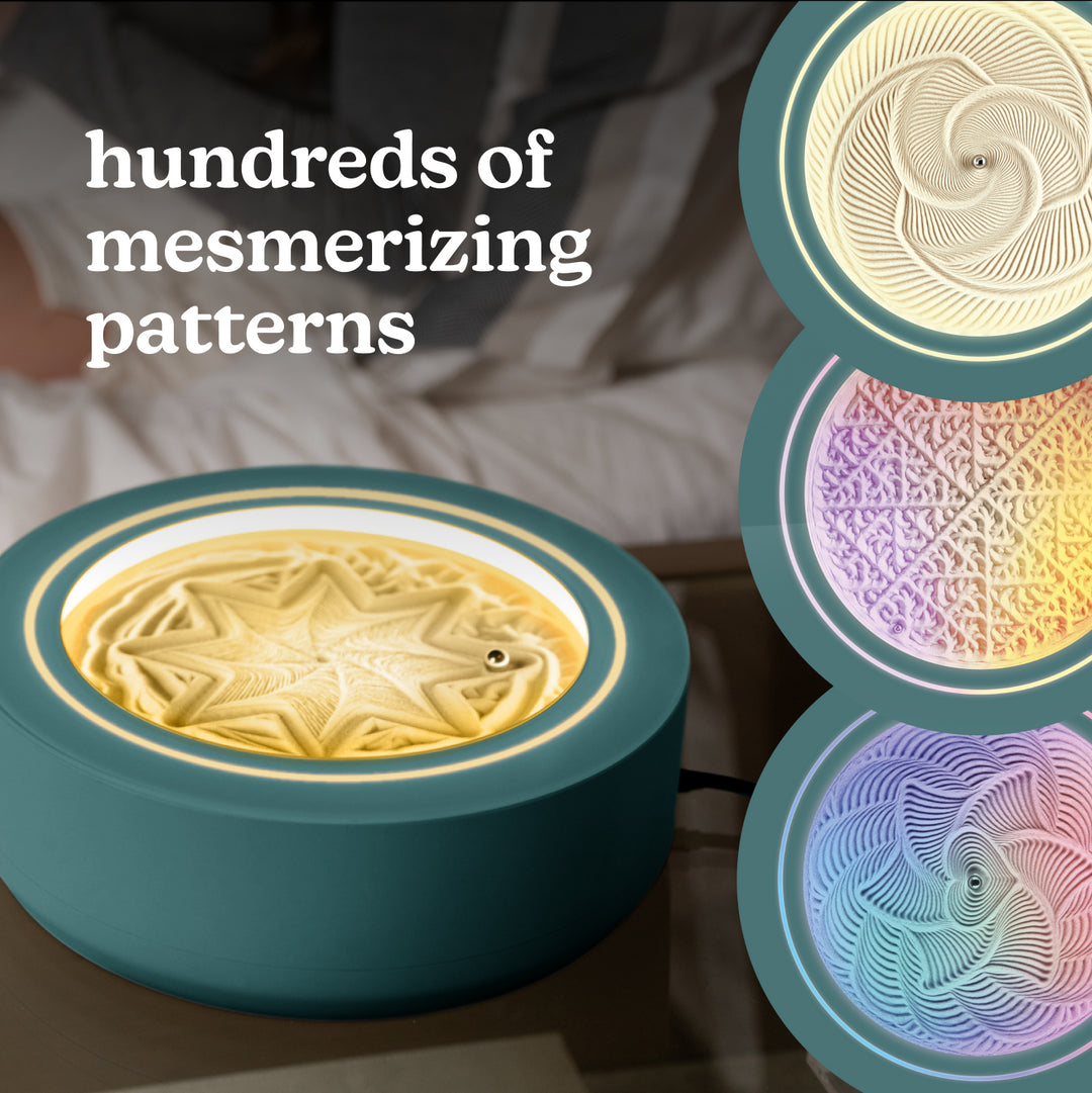 Forest | drift 11" offers hundreds of mesmerizing patterns through the app