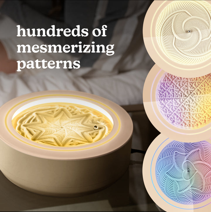 Sunset | drift 11" offers hundreds of mesmerizing patterns through the app