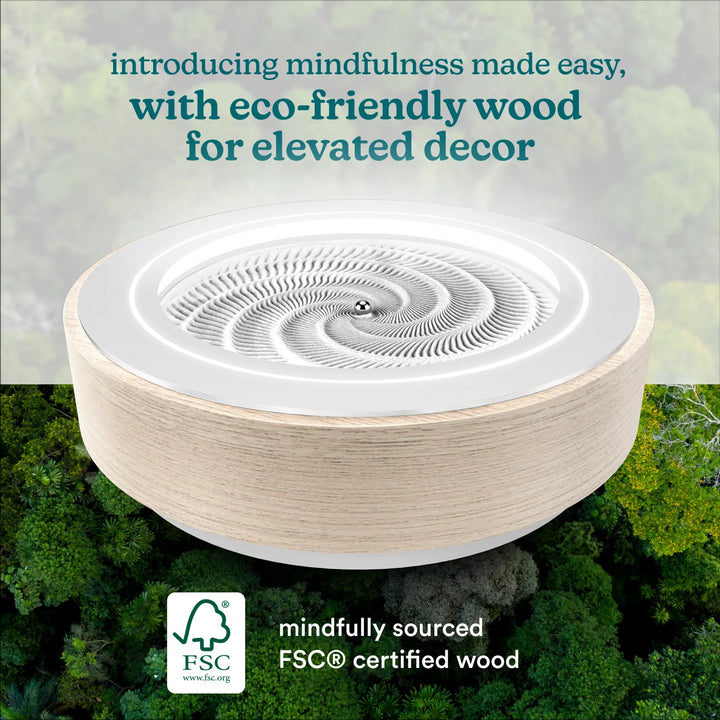 White Ash | drift 11" wood is eco-friendly for elevated decor