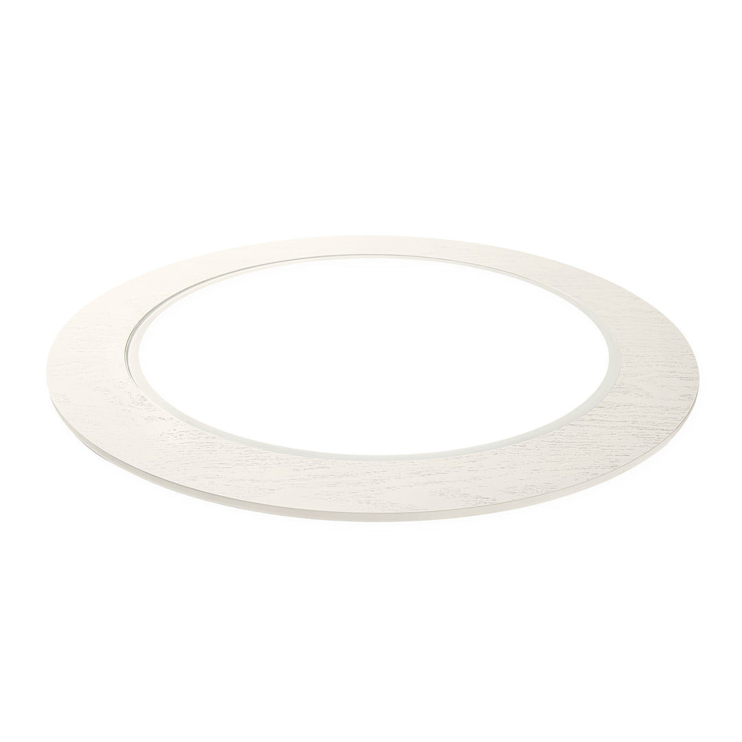 White Wash | drift 16" wood ring comes in cream and black to compliment your favorite drift 16"