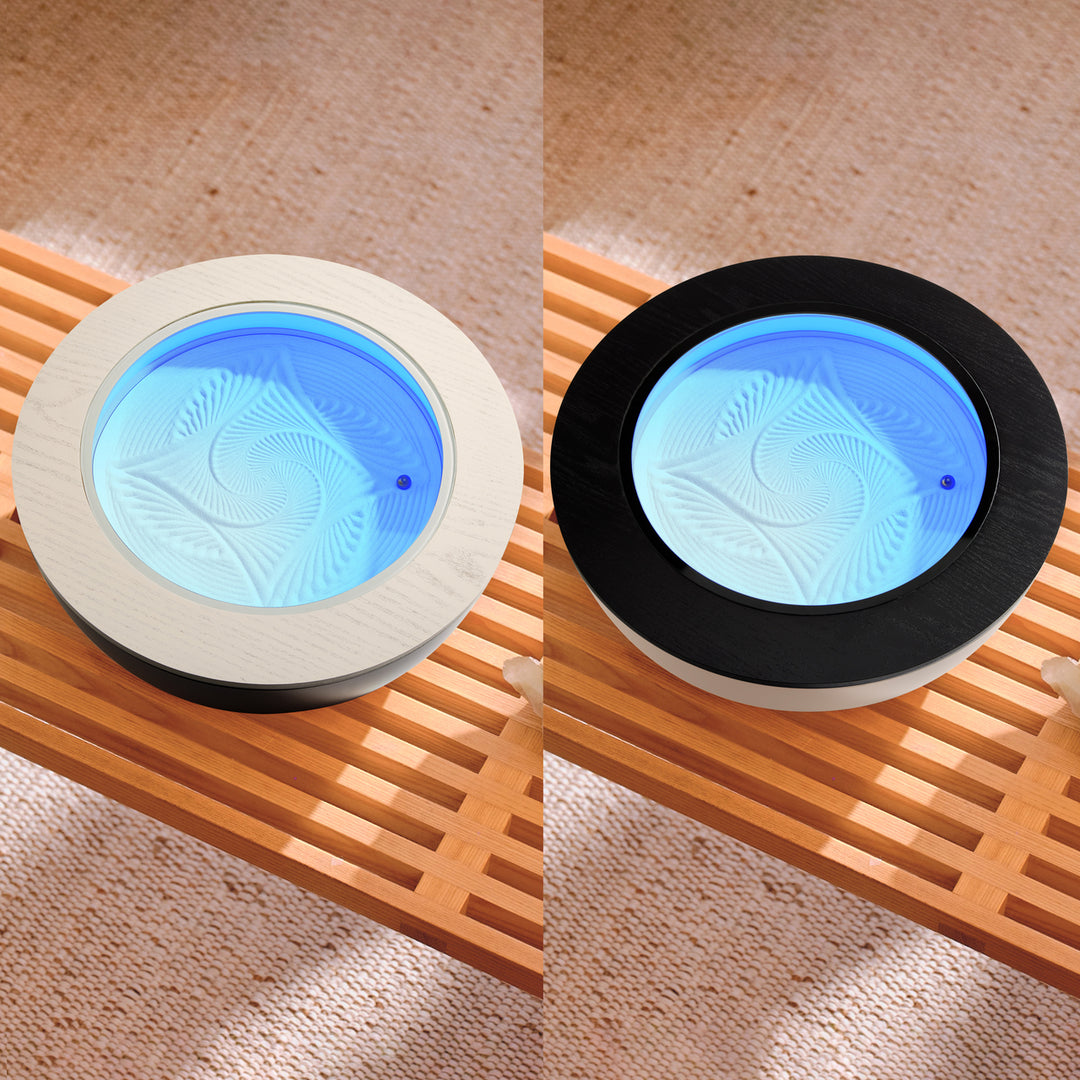 White Wash | drift 16" wood ring comes in cream and black to compliment your favorite drift 16"