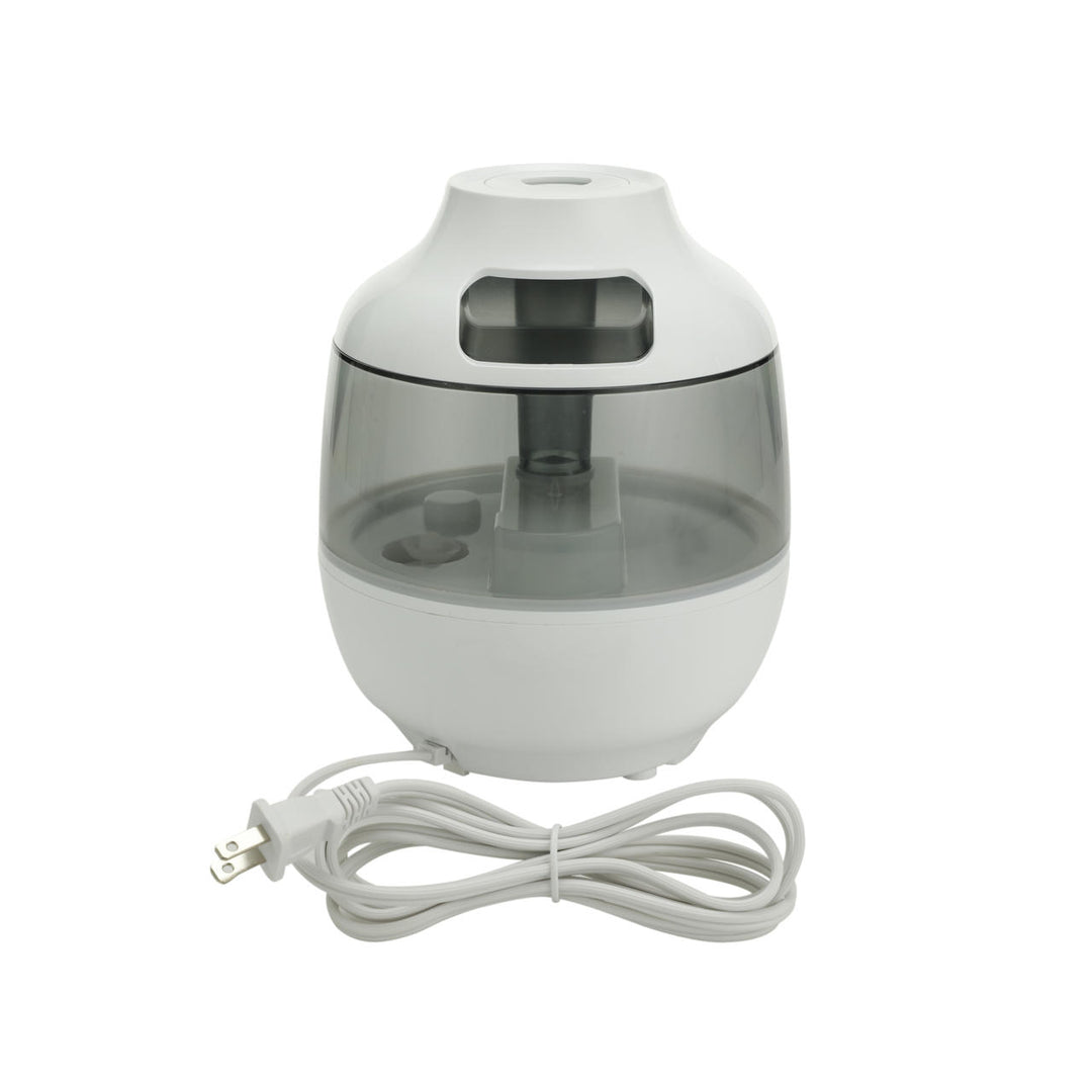 Front view of the Homedics TotalComfort Ultrasonic Medium Room Humidifier with power cord