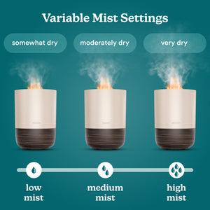Deluxe Fireside Ultrasonic Humidifier