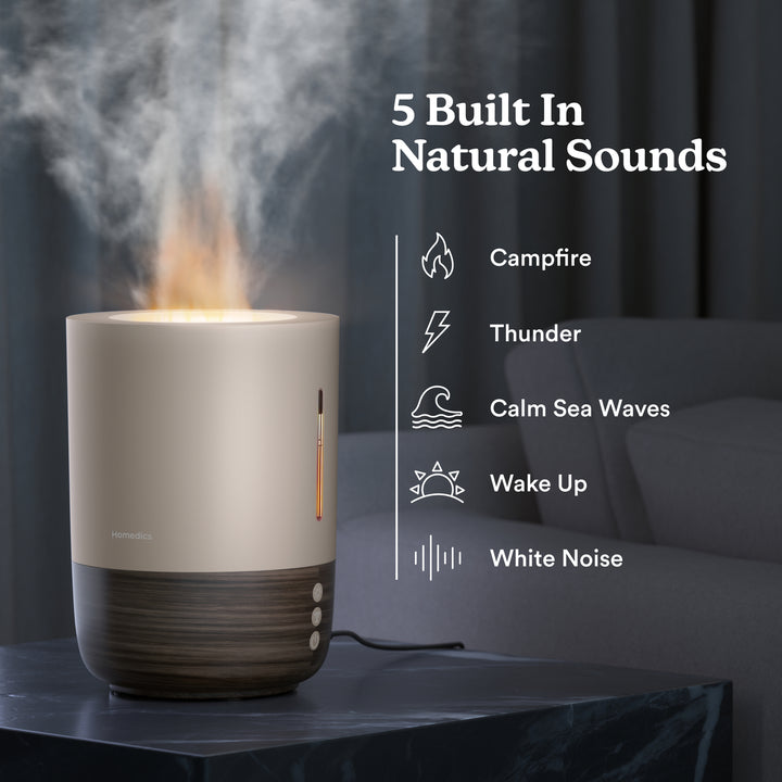 Deluxe Fireside Ultrasonic Humidifier