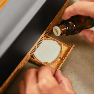 refilling of Fireside Ultrasonic Humidifier with scent