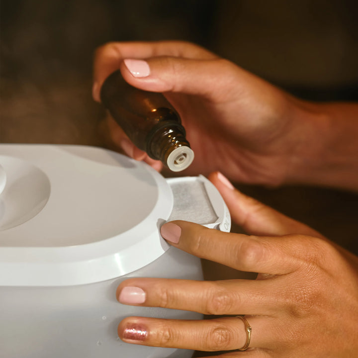 Homedics® Ultrasonic Humidifier CMTF14 receives essential oils to release in your space