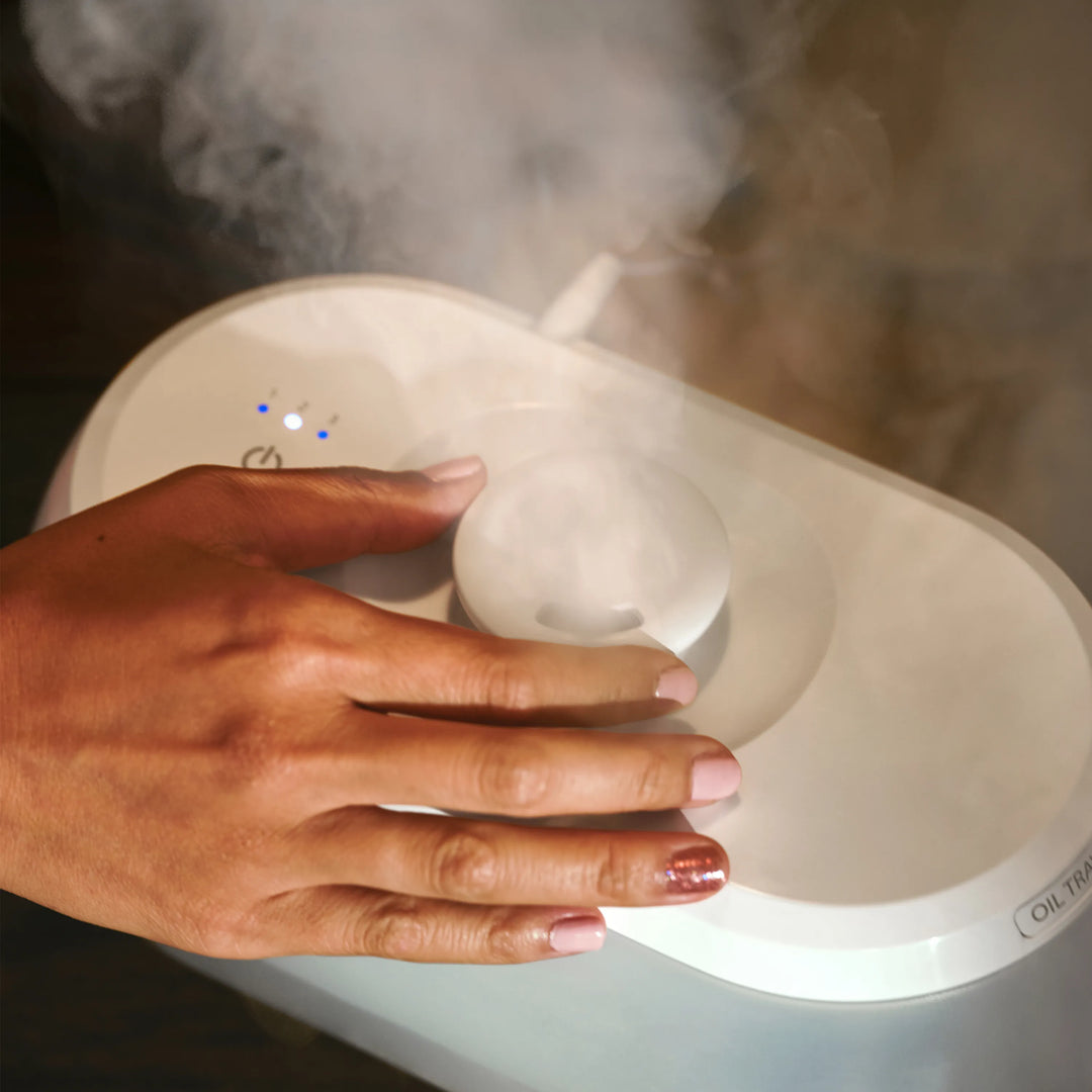 Homedics® Ultrasonic Humidifier CMTF14 offers adjustable settings