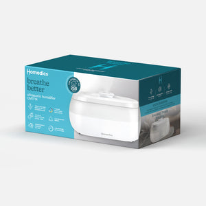 Homedics® Ultrasonic Humidifier CMTF14 can help you breathe better