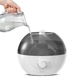 Image shows water being filled in the Homedics® Ultrasonic Humidifier CMTF32
