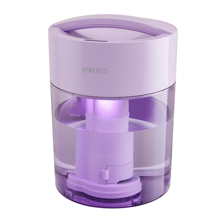 Lilac | Front view of the Homedics TotalComfort UV-C Ultrasonic Humidifier