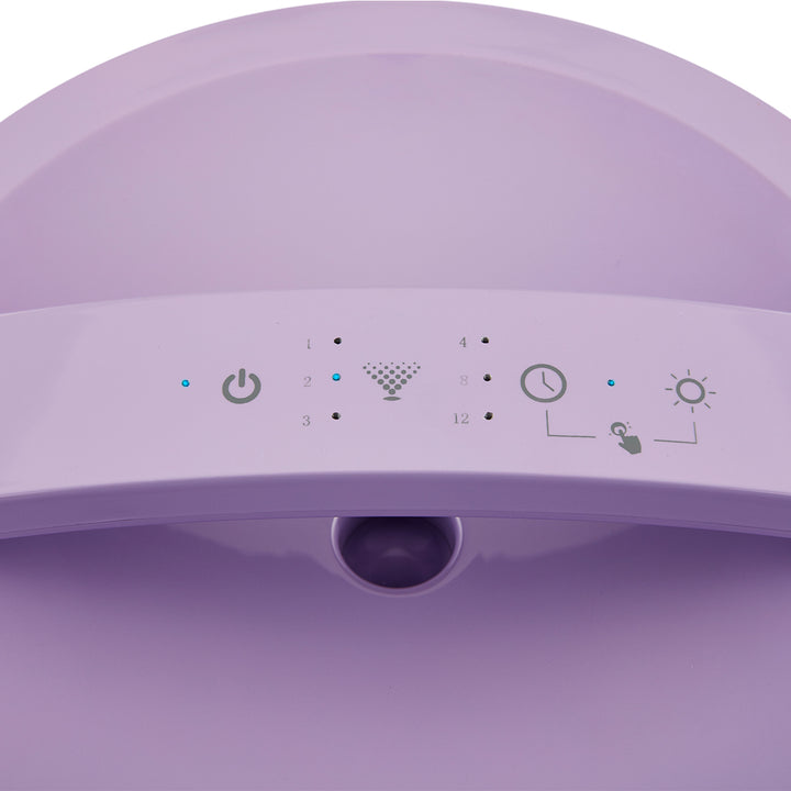 Lilac | Top view of the Homedics TotalComfort UV-C Ultrasonic Humidifier