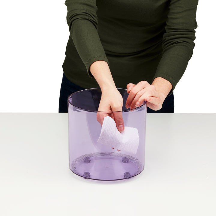 Lilac | Customer cleans water tank of the Homedics TotalComfort UV-C Ultrasonic Humidifier
