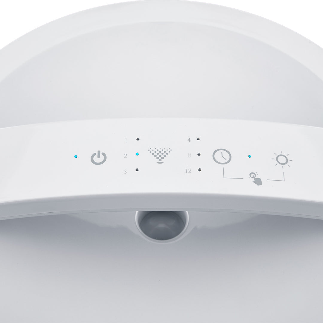 Grey | Top view of the Homedics TotalComfort UV-C Ultrasonic Humidifier