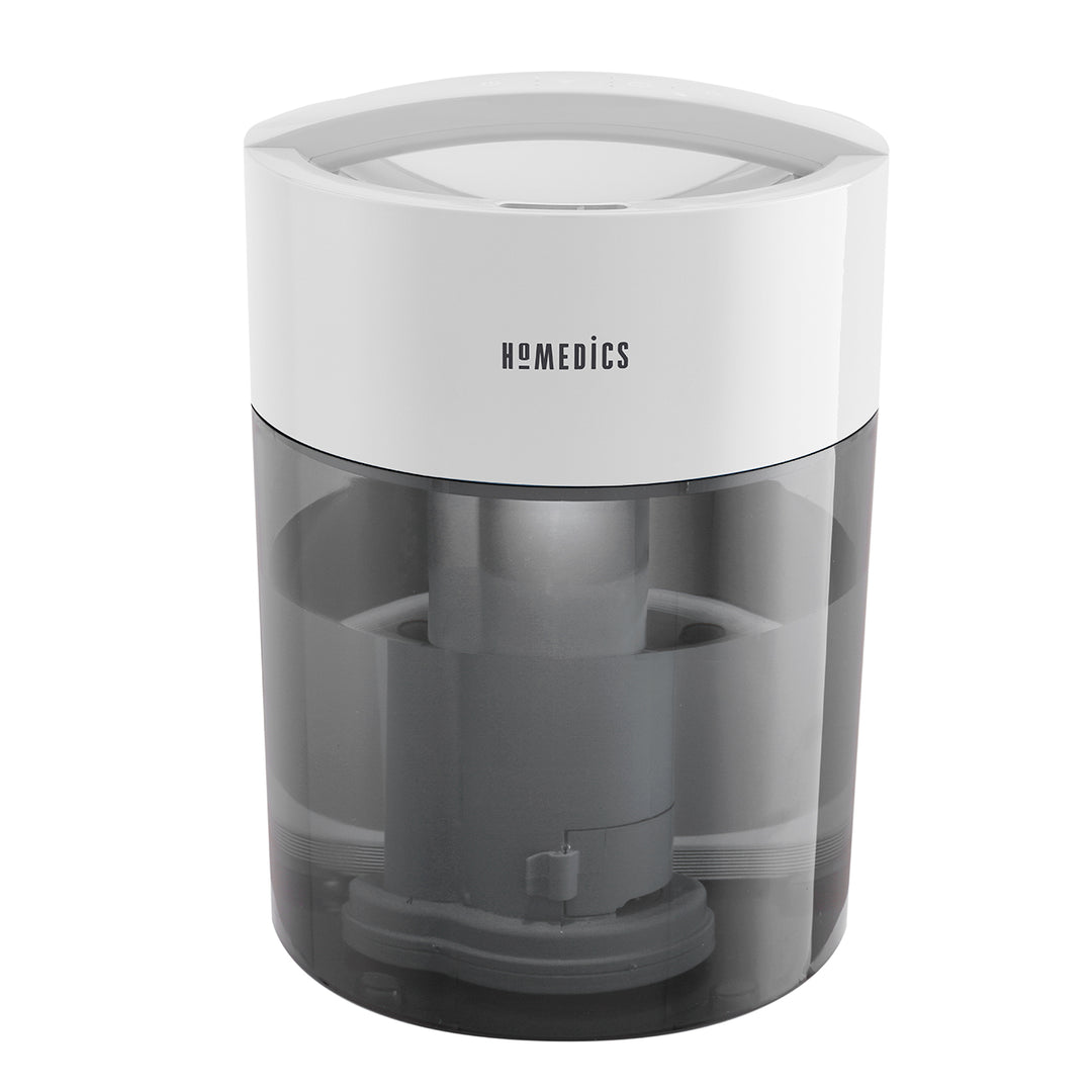 Grey | Customer cleans water tank of the Homedics TotalComfort UV-C Ultrasonic Humidifier