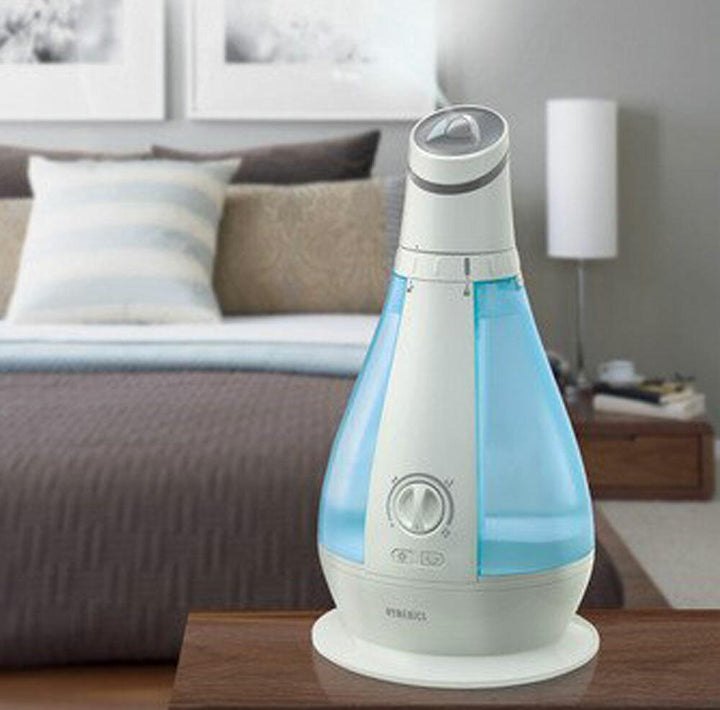 Homedics Oscillating Cool Mist Ultrasonic Humidifier on table
