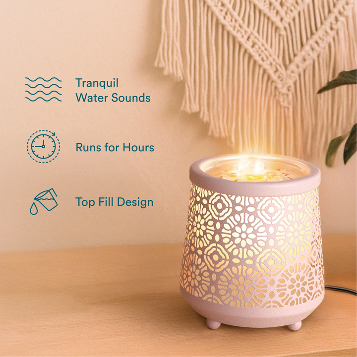 Homedics Indoor Relaxation Fountain with Light & Sound