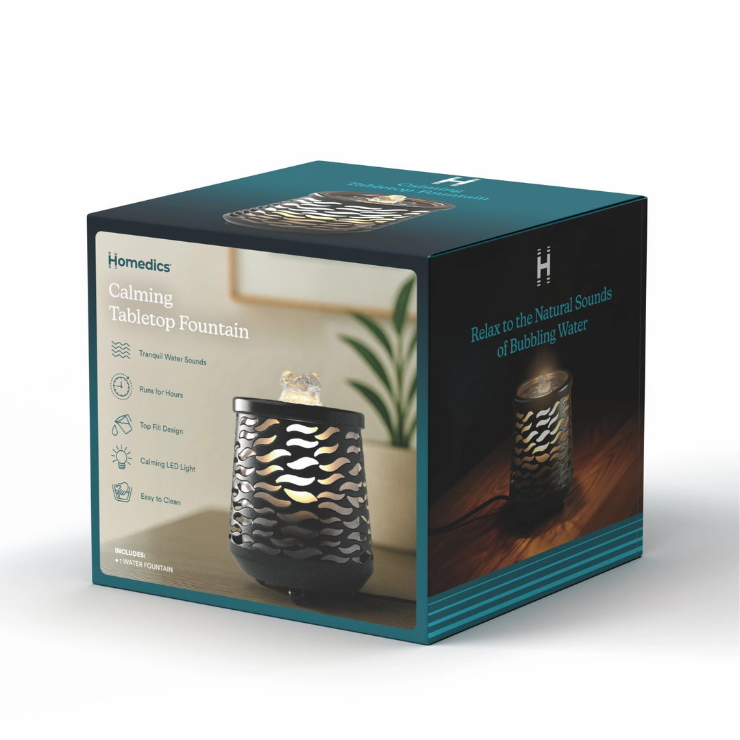 Homedics Indoor Relaxation Fountain with Light & Sound