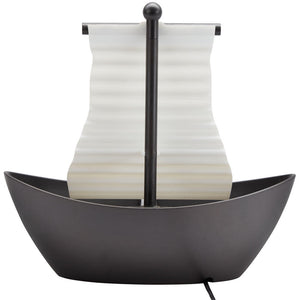 Profile view of the Homedics White Waters Relaxation Fountain