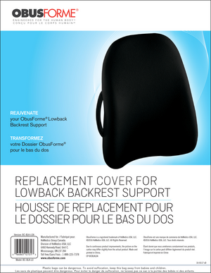 ObusForme Lowback Cover Replacement Black Box