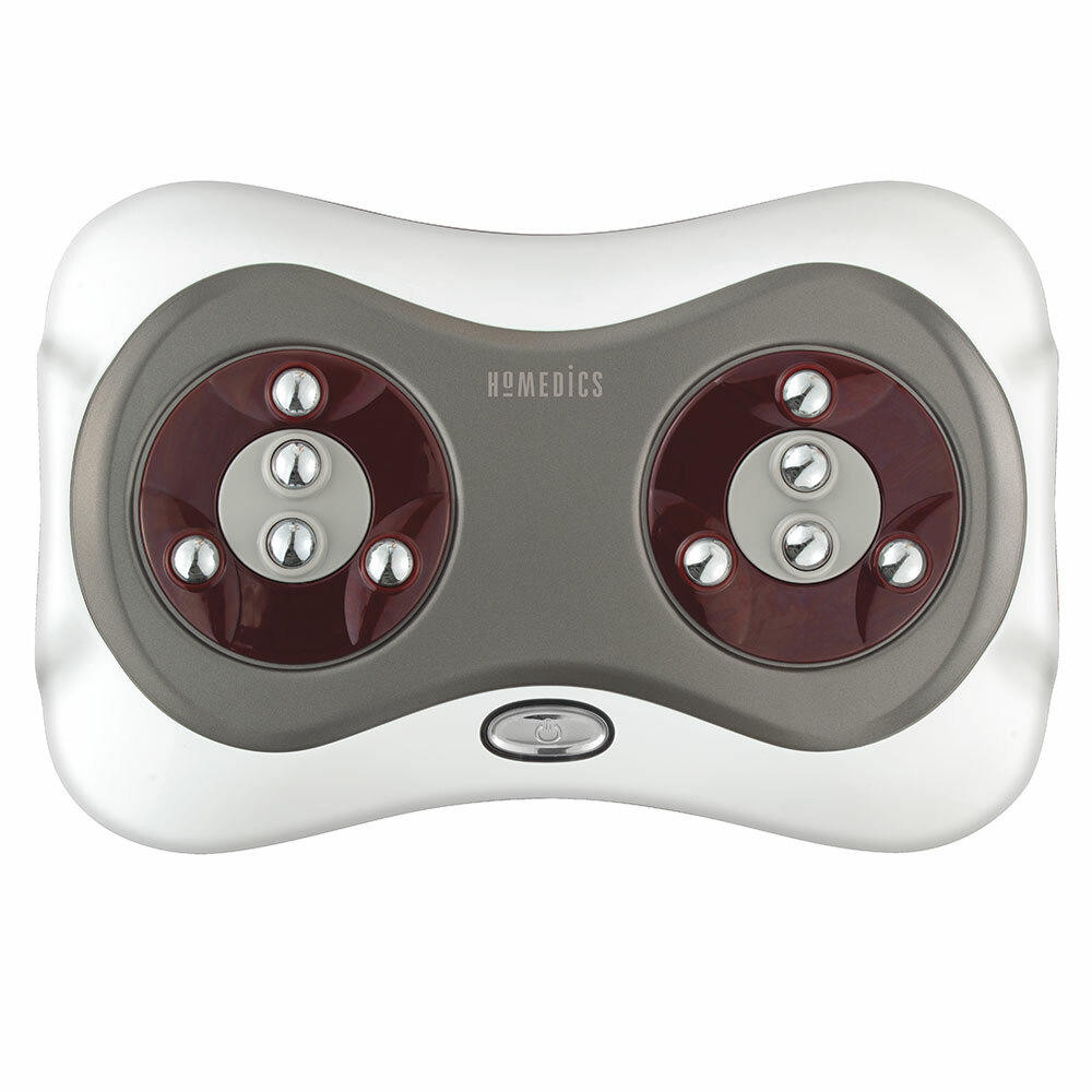 Top-down view of the Homedics Shiatsu Deluxe Foot Massager with Heat with heating element highlighted