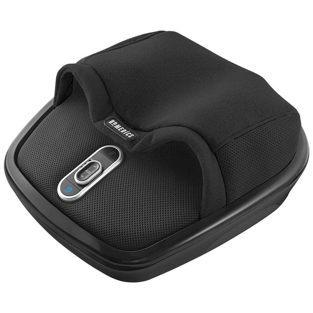 Angled view of the Homedics Shiatsu Air Max Foot Massager with Heat
