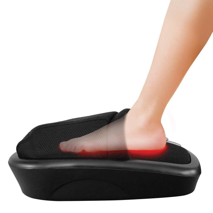 Profile view of the Homedics Shiatsu Air Max Foot Massager with Heat with x-ray