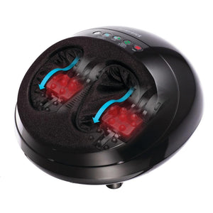 Black | 3D rendered view of the massaging elements of the Homedics Shiatsu Air Pro Foot Massager with Heat