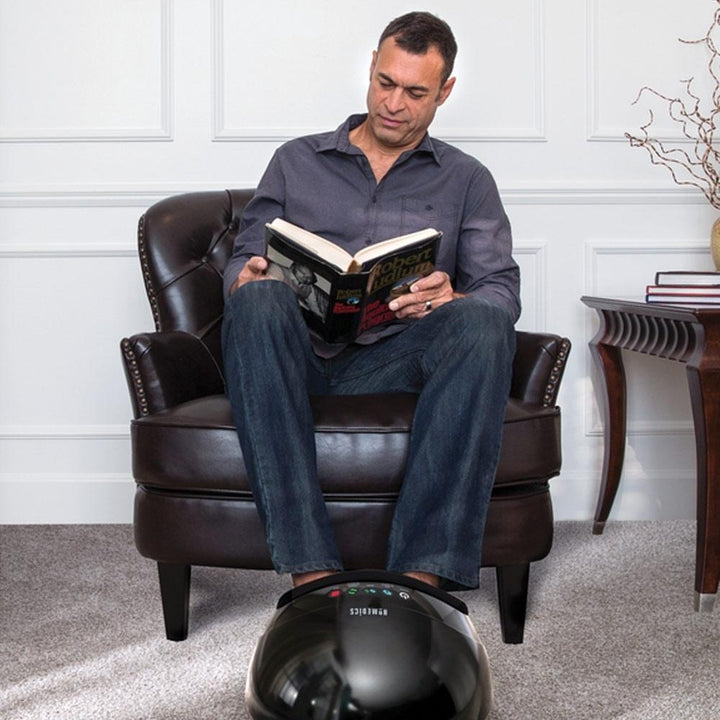 Black | Homedics Shiatsu Air Pro Foot Massager with Heat