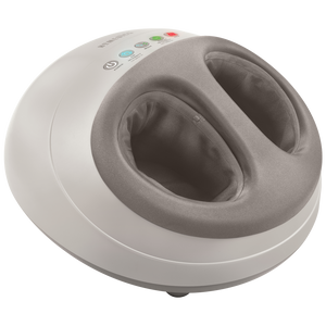 Grey | Angled view of the Homedics Shiatsu Air Pro Foot Massager with Heat