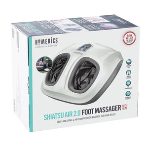 Homedics Shiatsu Air 2.0 Foot Massager with Heat box