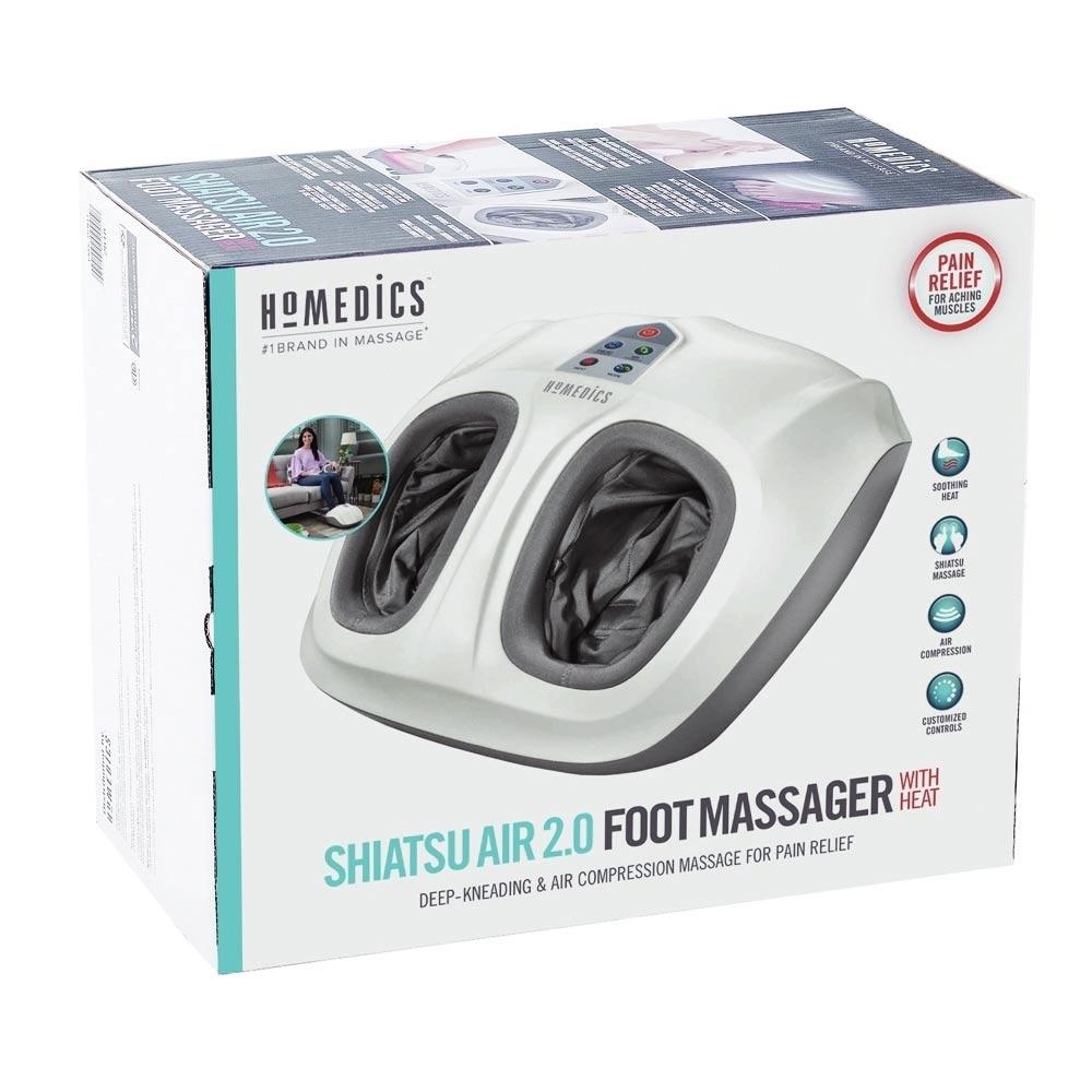 Shiatsu Air 2.0 Foot Massager with Heat - Homedics Shiatsu Air 2.0 Foot Massager with Heat - Homedics
