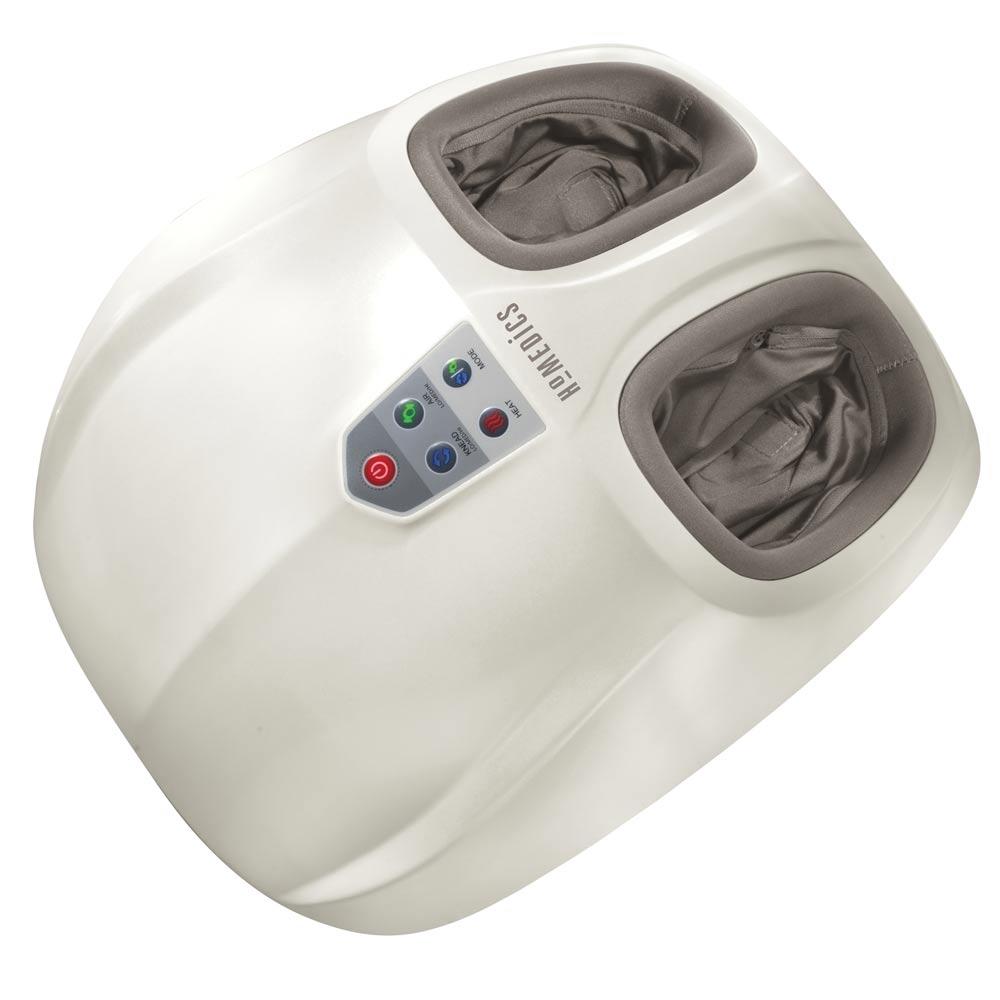 Top-down angled view of the Homedics Shiatsu Air 2.0 Foot Massager with Heat