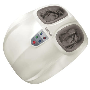 Top-down angled view of the Homedics Shiatsu Air 2.0 Foot Massager with Heat