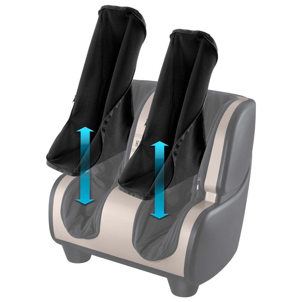 Homedics Therapist Select 2.0 Foot and Calf Massager with Soothing Heat removable liners being added