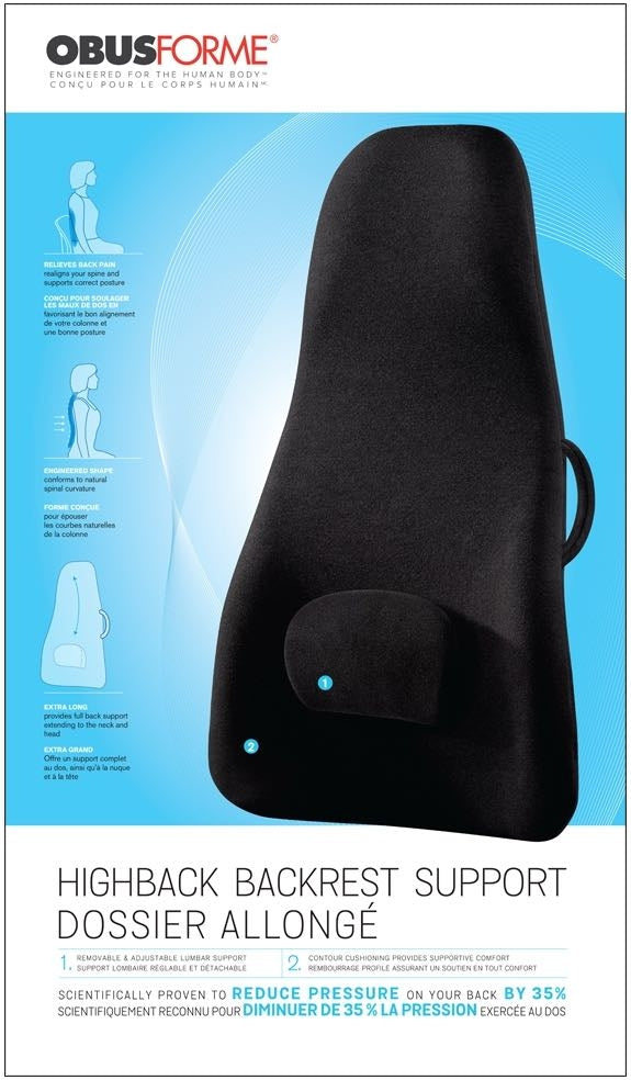 HighBack Backrest Support - Main - ObusForme