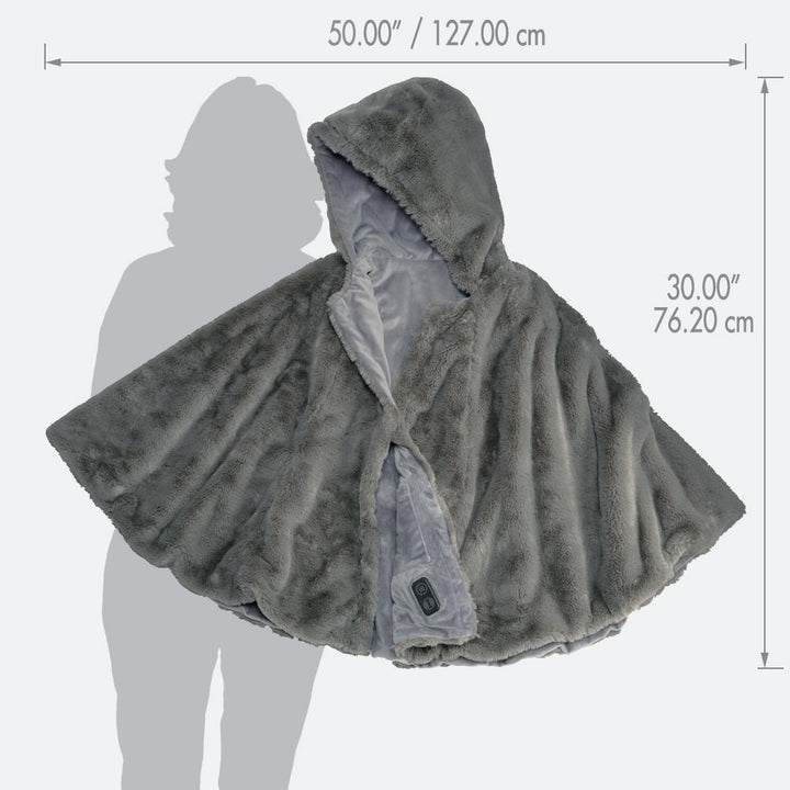 Homedics Cordless Massaging Cape with Vibration and Soothing Heat dimensions