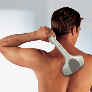 Percussion Pro Handheld Massager with Heat -  In Use Back - Homedics Canada