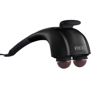 Alternate angled view of the Homedics Twin Percussion Pro Massager with Heat